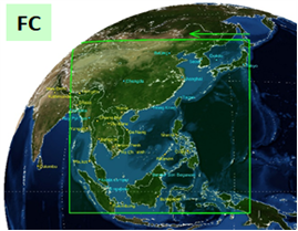 FC(Full Central) 한반도, 일본, 중국, 동남아시아 등 